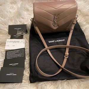 YSL toy Lou Lou with silver logo